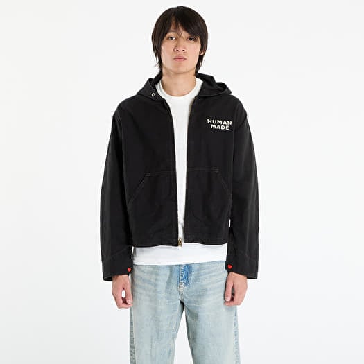 Jackets HUMAN MADE Hooded Jacket Black (HM30JK033BK) | Footshop