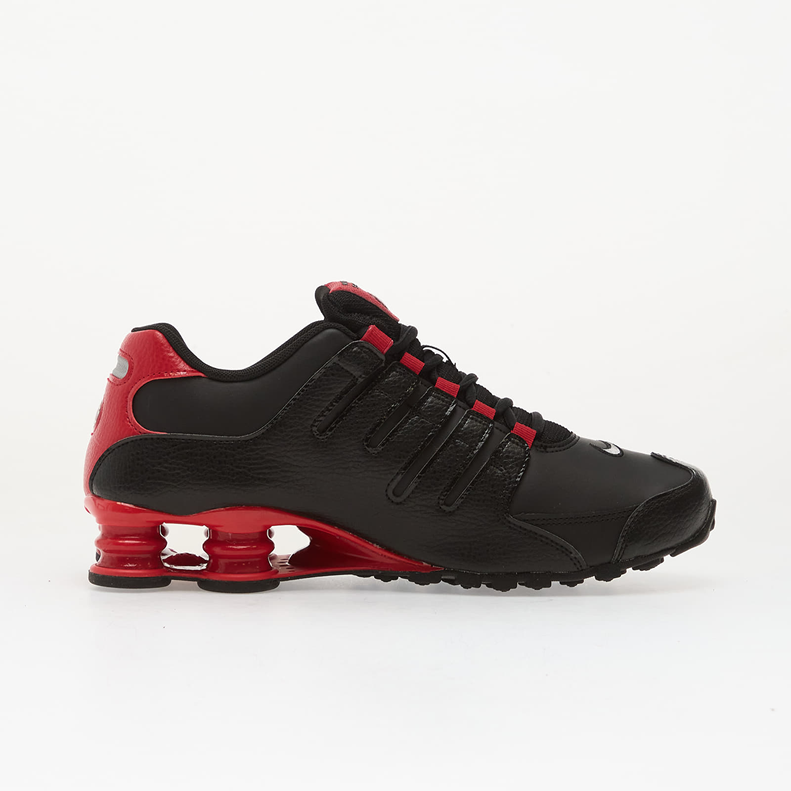 Men's shoes Nike Shox Nz Black/ Flt Silver-Gym Red (501524-027