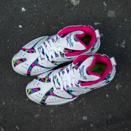 Men's shoes Reebok Kamikaze 1 Mid White/Black/Blue (M46316 SQ3