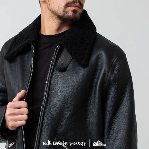 Jackets Our Legacy Flight Shearling Jacket Black (21815FJBS