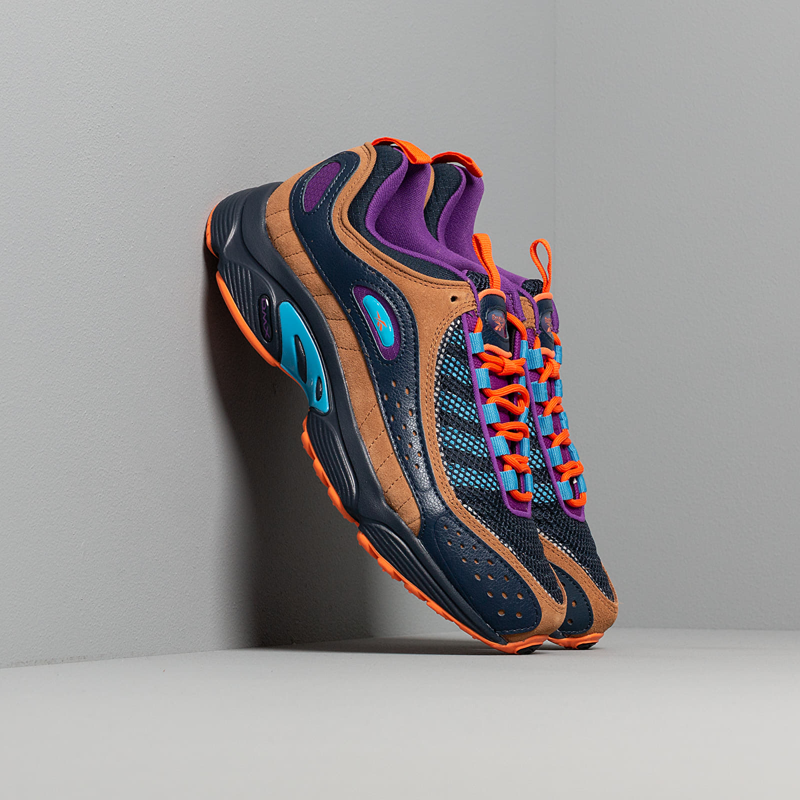 Men's shoes Reebok Daytona Dmx II Wild Brown/ Regal Purple/ Fiery