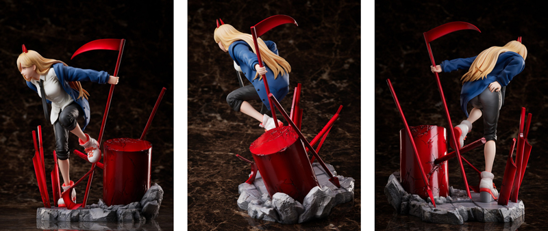 TVアニメ「チェンソーマン」より原寸大ポチタとゾッとするような美しさ