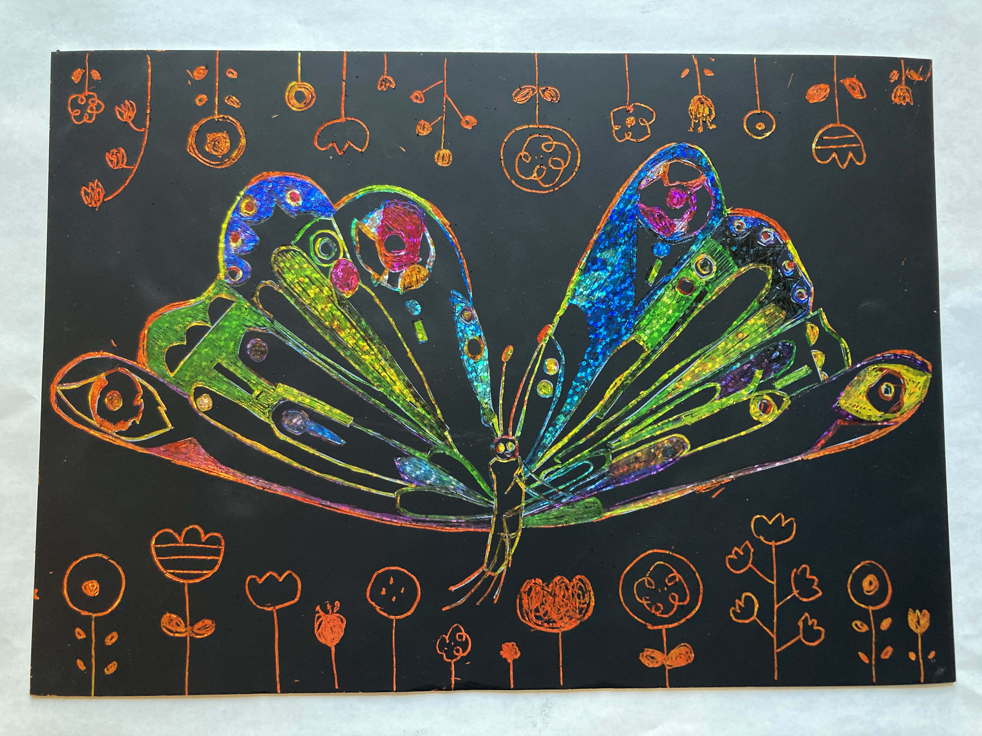 エリック・カールのはらぺこあおむしスクラッチアート」エリック