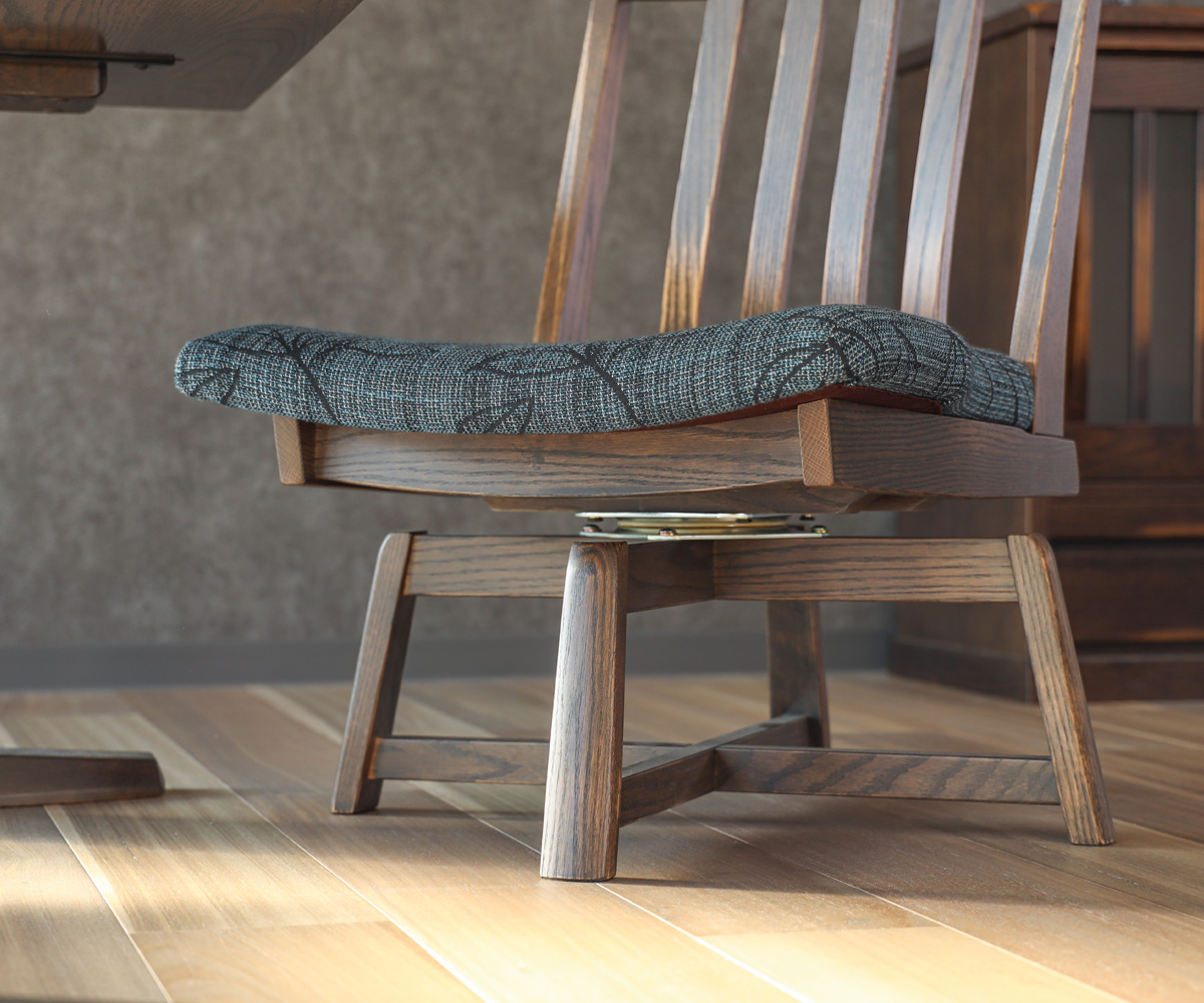 ibata直営 木楽 回転チェア｜CHAIR｜飛騨の家具/国産家具/無垢材の家具