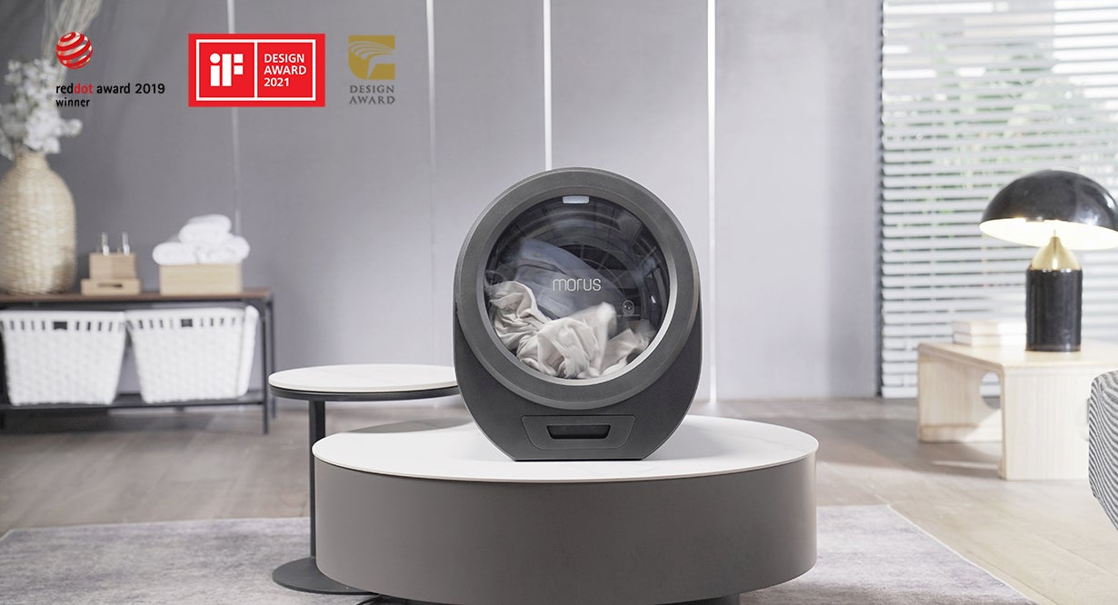 清潔な衣服で毎日を心地よく。超小型衣類乾燥機「Morus Zero