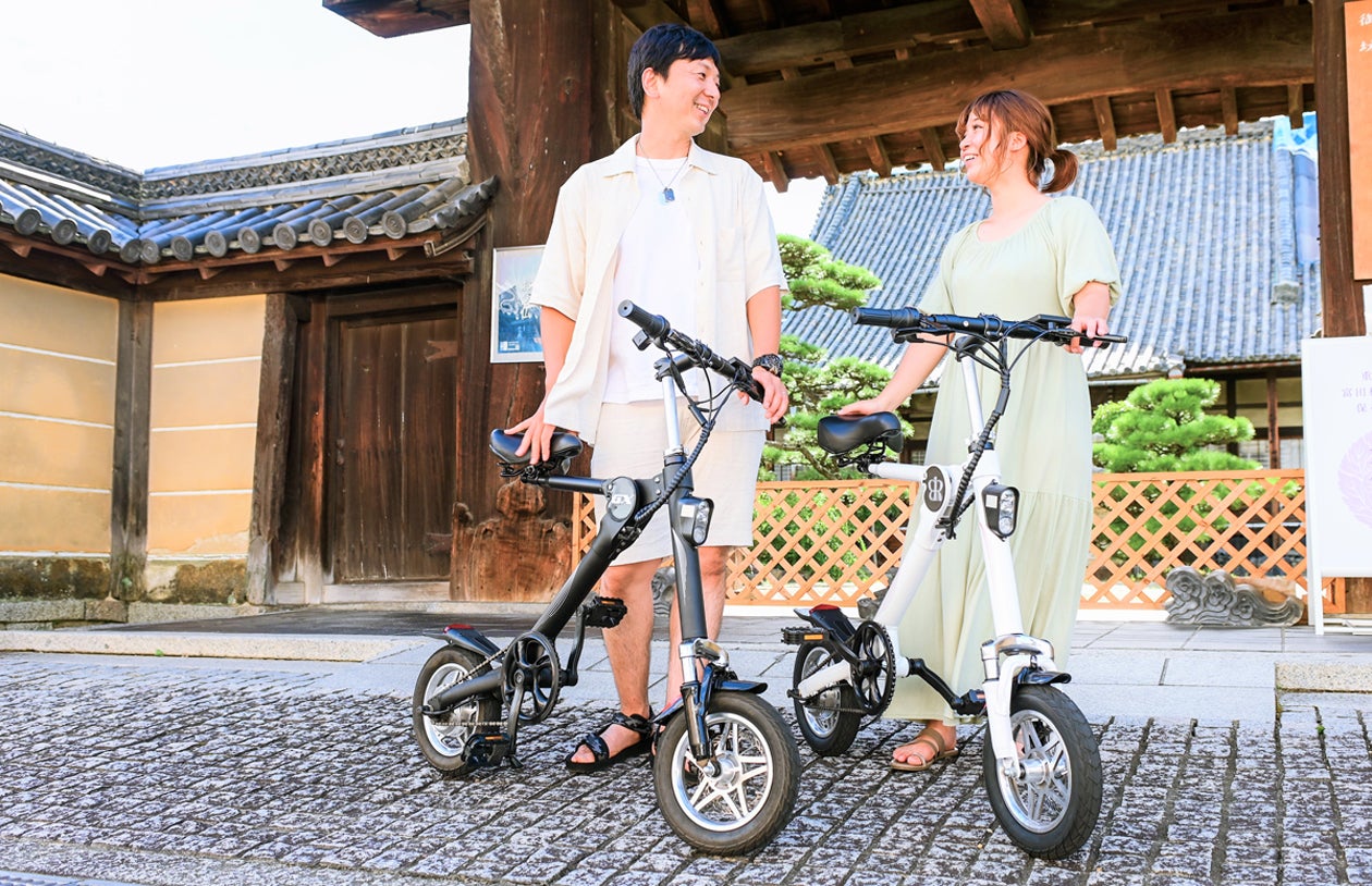 ワンタッチでスマートな折りたたみ電動アシスト自転車 BORNTORUN GX