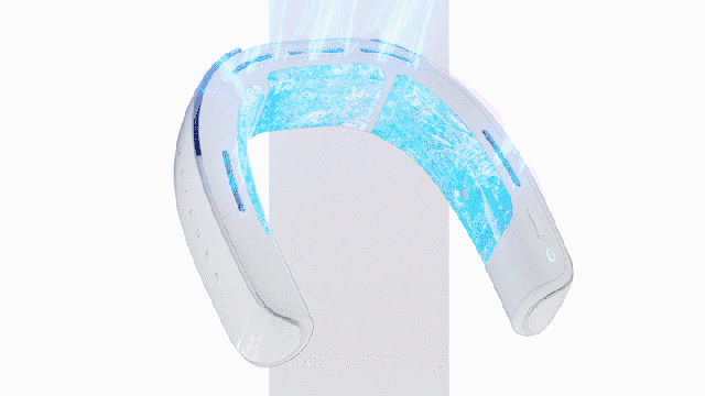 首に掛けるクーラーで夏を乗り切る！超冷風＆大冷却面スマートエアコン