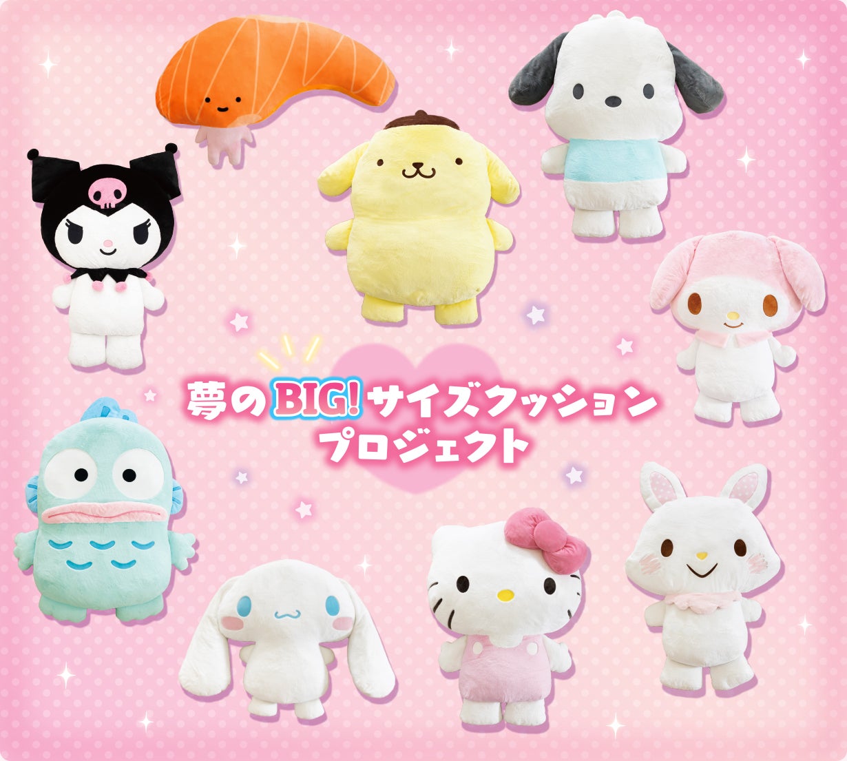 ポチャッコと暮らそう☆夢の超BIGふかふかぬいぐるみクッション