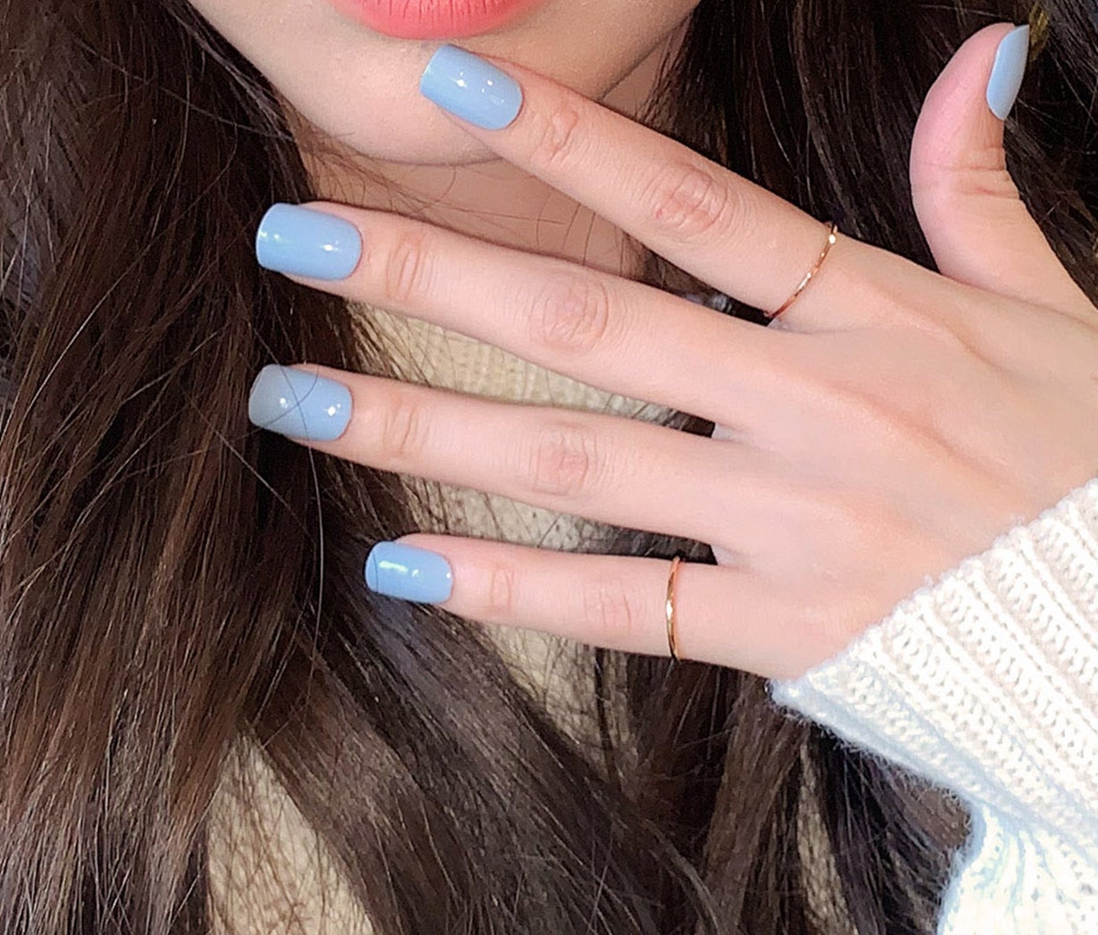 韓国で特許取得 ]ツヤ感・光沢が続く柔らか素材 ! 何度も使えるネイル