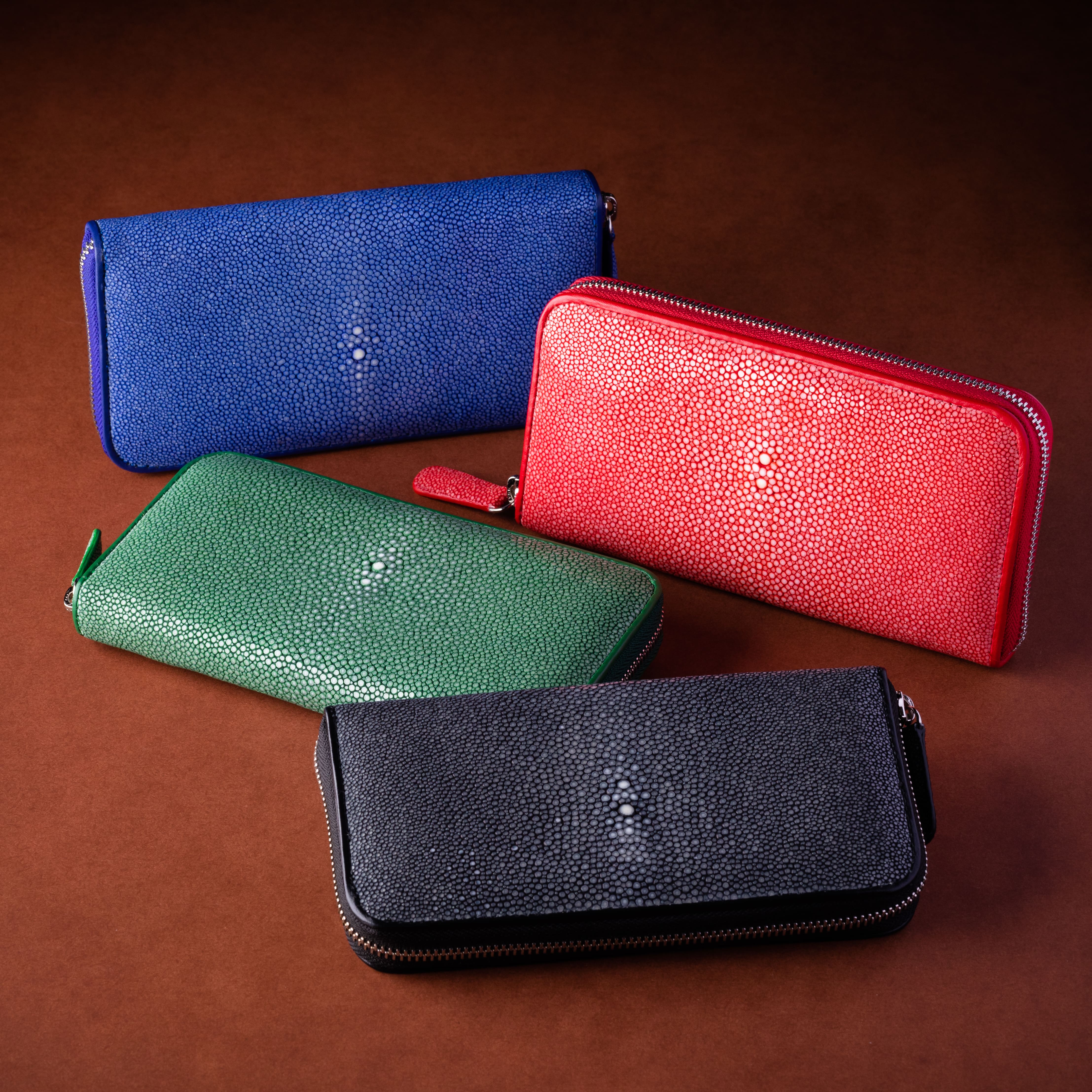 第6弾】本格スティングレイ長財布。宝石のような4色カラーで日本上陸