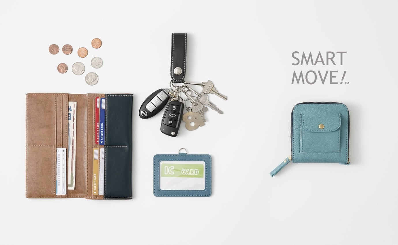 鍵もお金もこれ一つ。おでかけ必需品が全部入る 財布 ＋ スマートキー