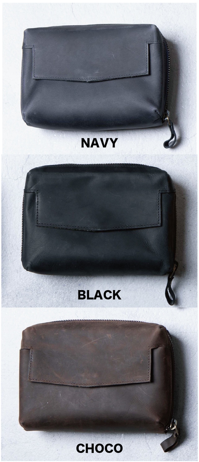 スタイリッシュと機能性を兼ね備える、3WAY本革ミニビジネスポーチ