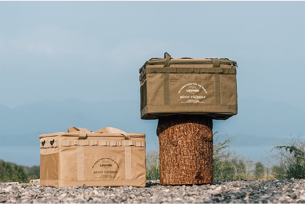 アウトドアがグッと楽になる】 スタッキングマルチ大容量バッグ