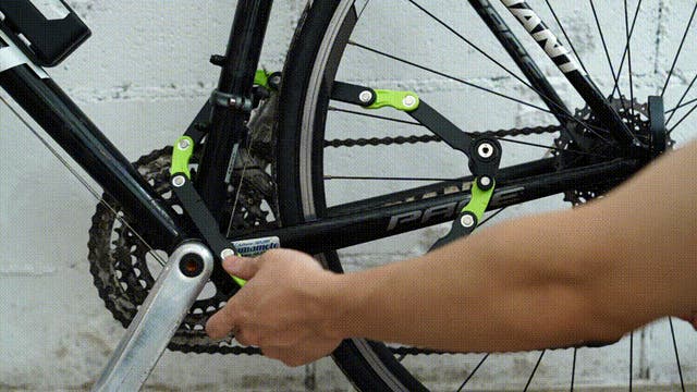 4トンの耐久力で自転車を守る！手のひらサイズの自転車ロック