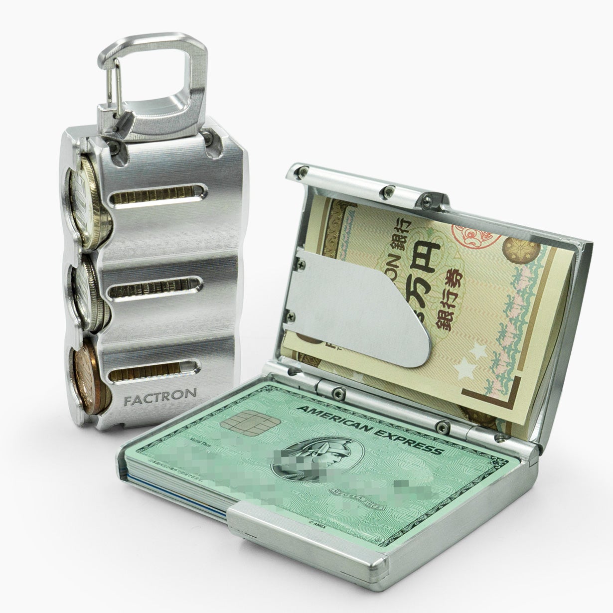 ハンドメイドで数量限定】シャキッと出し入れ！航空機素材にコインを