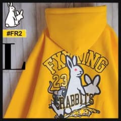 超希少デザイン】FR2 色情兎 兎 ビッグラビット バックロゴ パーカー