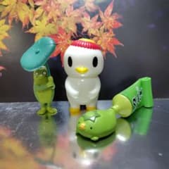 かっぱのフィギュア 3点 「河童ちゃん・にゃっぱ・わさかっぱ」 - メルカリ