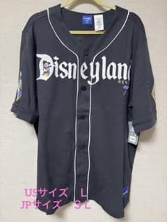 カリフォルニア ディズニーランド 70周年 ベースボールシャツ US L