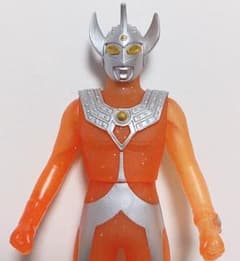 ☆超レア☆ウルトラマンタロウ クリアオレンジ ラメ☆ソフビ