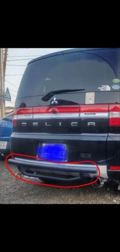 MADLYS DELICA D:5 前期 バンパーガード リア 中古 デリカD5 - メルカリ