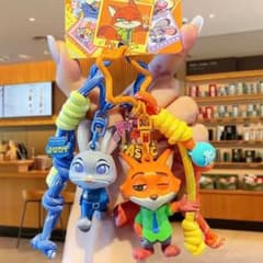 Disney❣️ズートピア2 ニック＆ジュディ キーホルダー ストラップ