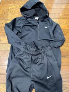 新品 NIKE ジャージ上下セット ブラック 裏起毛 ナイキ - メルカリ