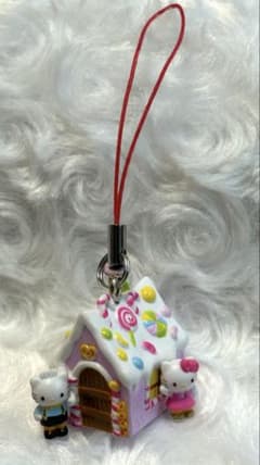希少】 キティ ダニエル お菓子の家 ダイワハウス ストラップ 根付け