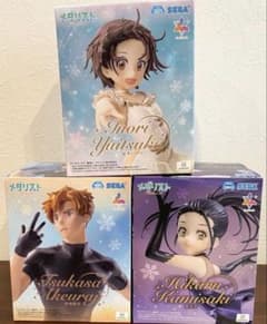 メダリスト 結束いのり 明浦路司 狼嵜光 フィギュア セット Luminasta