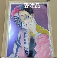 鬼滅の刃 猗窩座 ジャンプキャラクターズストア限定 箔入りアクリル