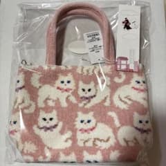 新品未開封タグ付き フェイラー FEILER モフモフネコチャン バッグ