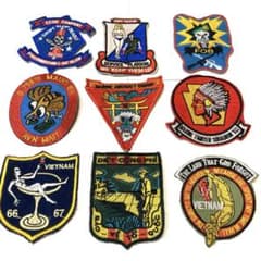 ベトナム戦争 ミリタリーパッチ アメリカ軍 ワッペン 軍物 米軍