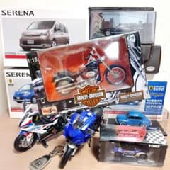 未開封品 ミニカー バイク 日産非売品ラジコン ほか含む合計10台