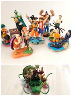全7種+ボーナス1種】 ONEPIECE ドラゴンボール コラボ フィギュア