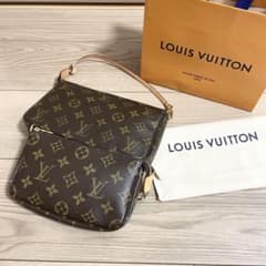 未使用/ルイヴィトン アクセソワール 付属ポーチ モノグラム ヌメ革