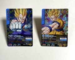 ドラゴンボール データカードダス 初期 爆レア 孫悟空 ベジータ ポタラ