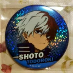 ヒロアカ 100円ショップ ダイソー 轟焦凍 ビッグ缶バッジ - メルカリ