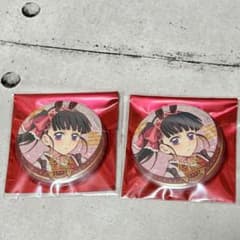 鬼滅の刃 干支2026 午年 箔押し缶バッジ 栗花落カナヲ 2個セット