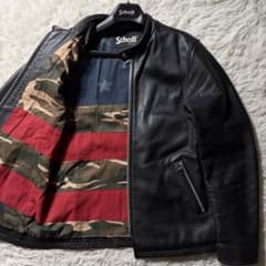 水*翔様 美品✨schott TAKEO KIKUCHI ラムレザー 羊革 黒 - メルカリ