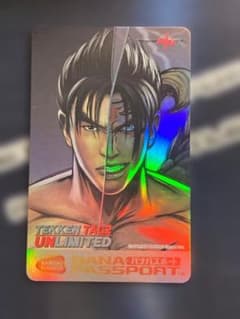 激レア 鉄拳 デビル仁 メタル バナパスポートカード TEKKEN バナパス