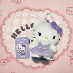 BLACKPINK ジス ハローキティぬいぐるみ キーホルダー パープル - メルカリ