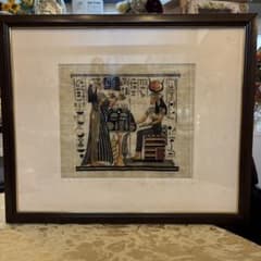 パピルス画 (オリーブオイルの儀式) - メルカリ