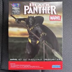 MARVELACT/CUTプレミアムフィギュア“ブラックパンサー” - メルカリ