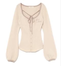 andmary Sonique knit tops ivory - メルカリ