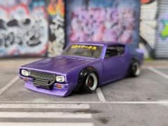 ホットウィールカスタム 日産 シルビア 180sx 青☆自作☆深リム