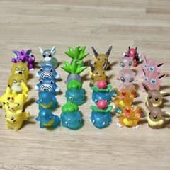 クリア23体】ポケモンキッズ 初代 指人形 フィギュア 27体セット