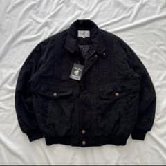 00's vintage スエード調ブルゾン ブラック 短丈 アメカジ シティー