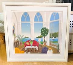 トーマス・マックナイト版画 (Thomas McKNIGHT)「レッドカウチ