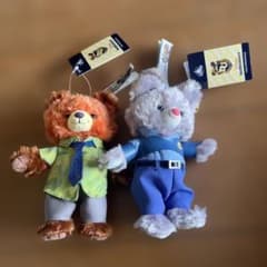 ユニベアシティ ズートピア ニック ジュディ ぬいぐるみキーホルダー