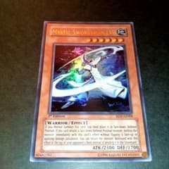 遊戯王 ミスティック・ソードマン LV6 旧アジア版 1st 英語 ウルトラ