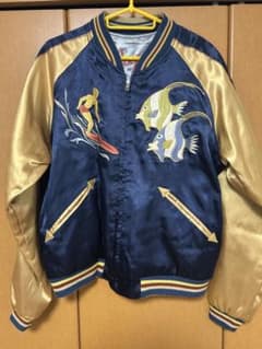 Mサイズ 東洋 刺繍入りスカジャン ALOHA HAWAII 古着 - メルカリ